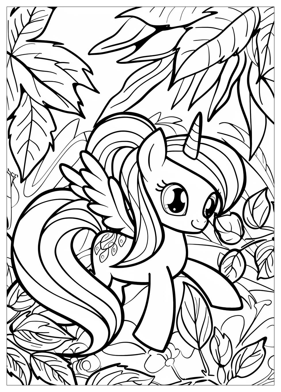 Fluttershy Coloring Pages-15