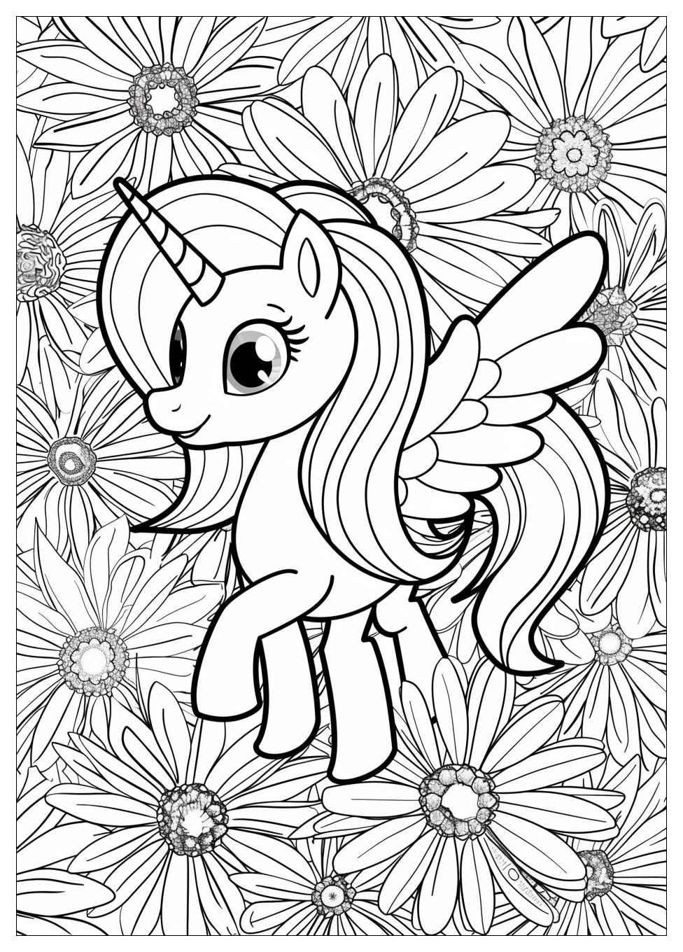 Fluttershy Coloring Pages-16