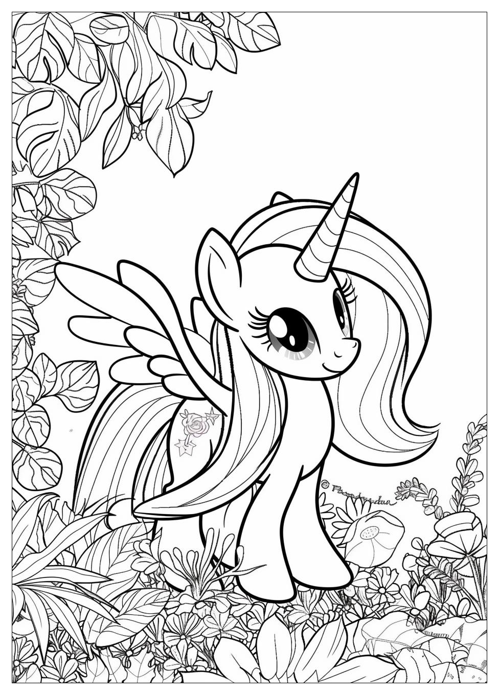 Fluttershy Coloring Pages-17