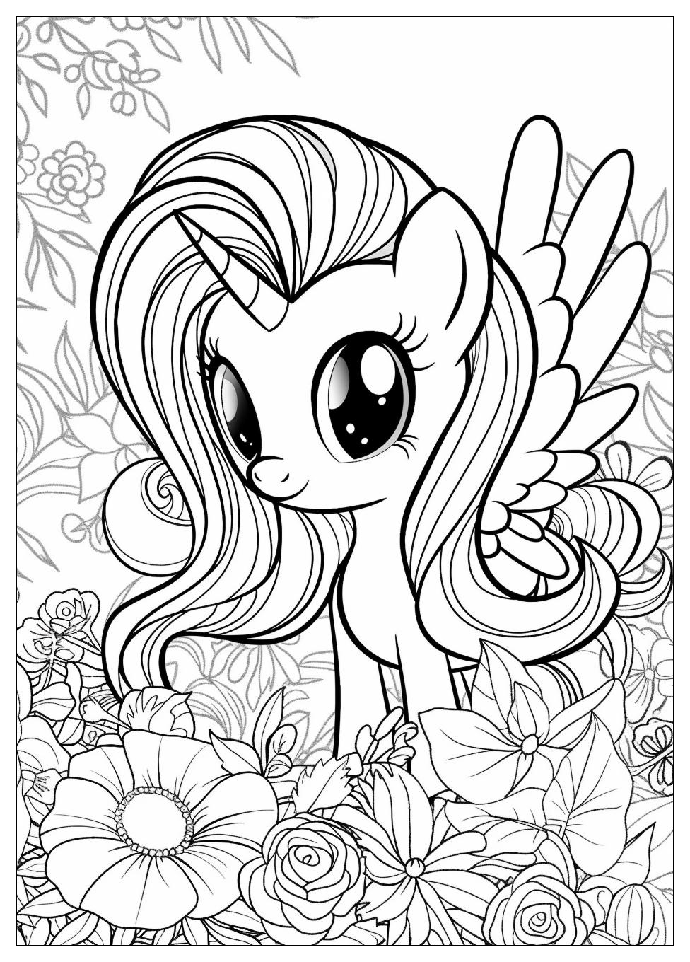 Fluttershy Coloring Pages-18