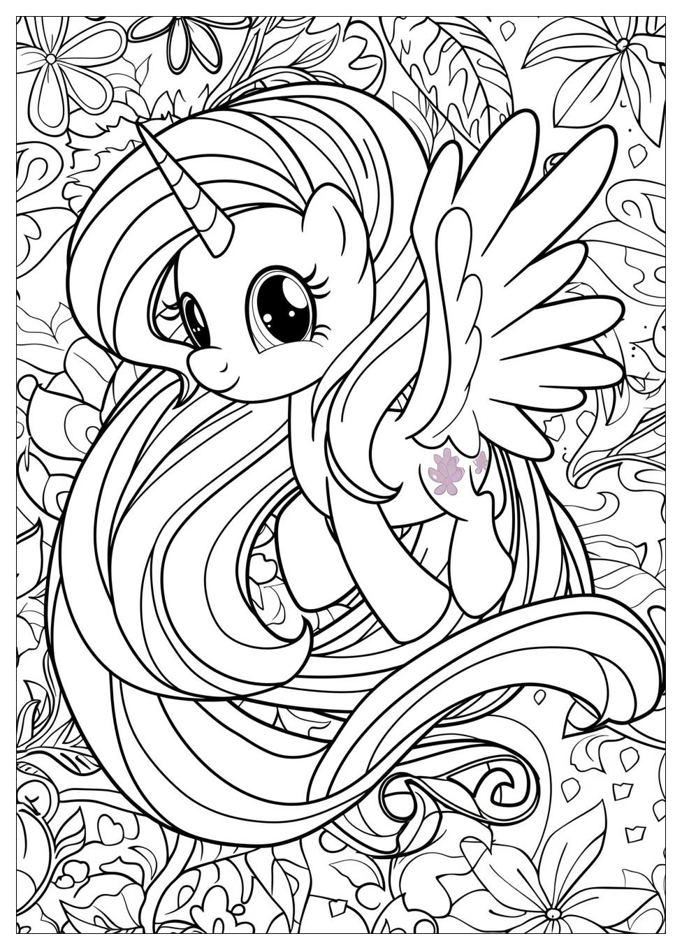 Fluttershy Coloring Pages-2