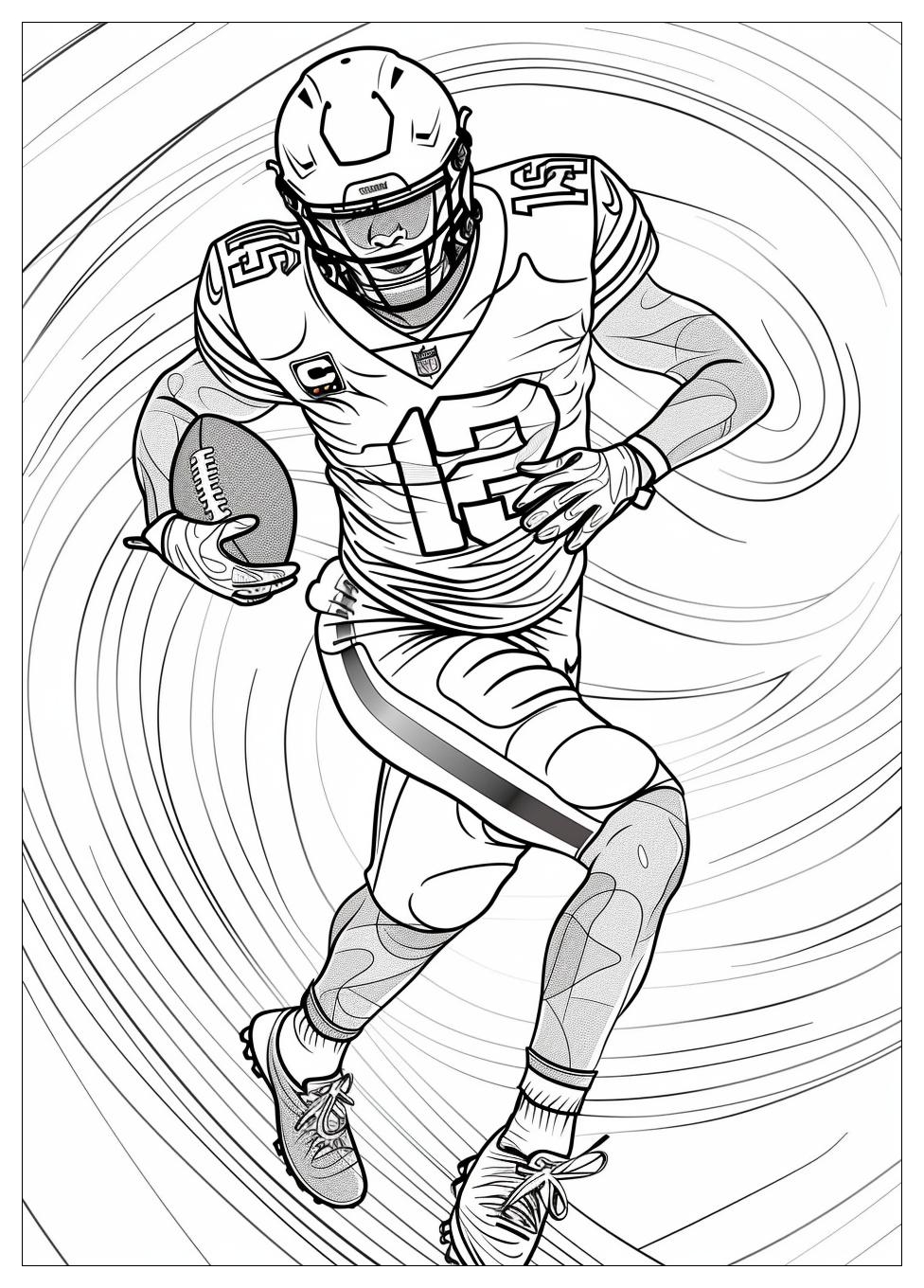 Football Player Coloring Pages-10