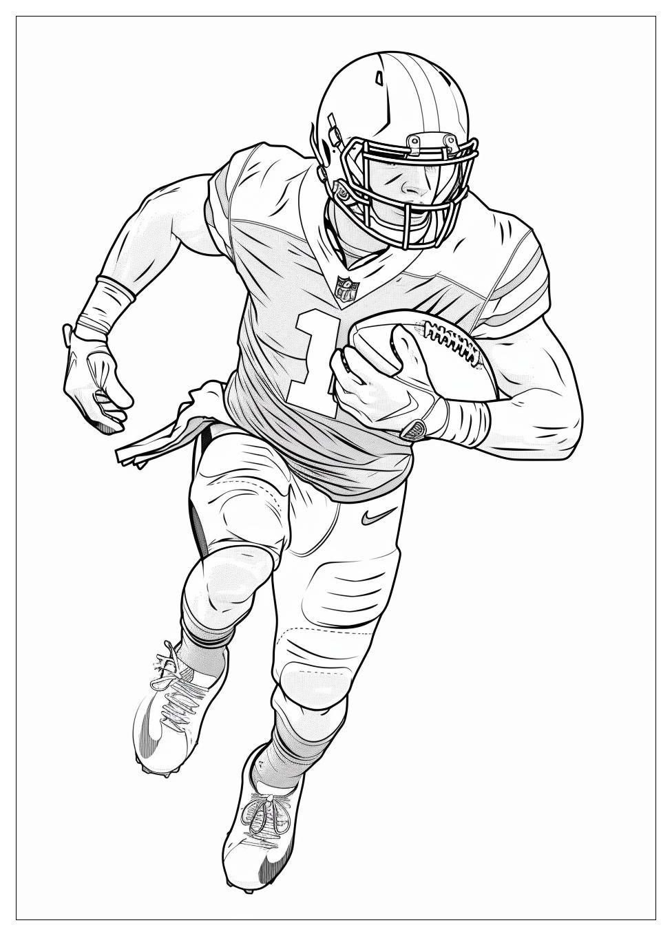 Football Player Coloring Pages-11