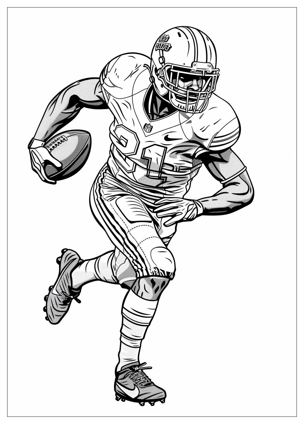 Football Player Coloring Pages-13