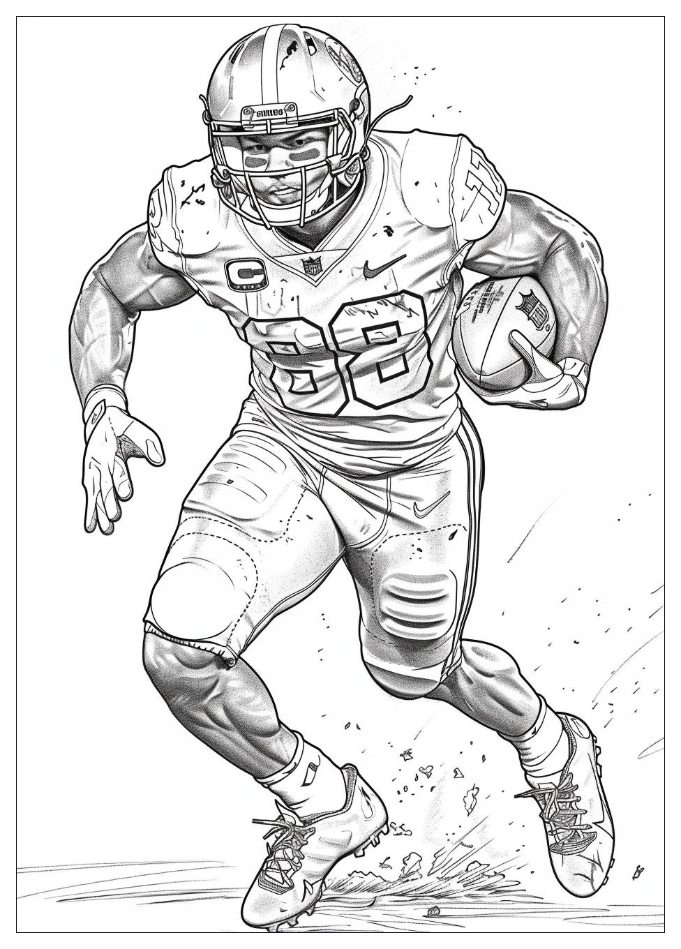 Football Player Coloring Pages-16