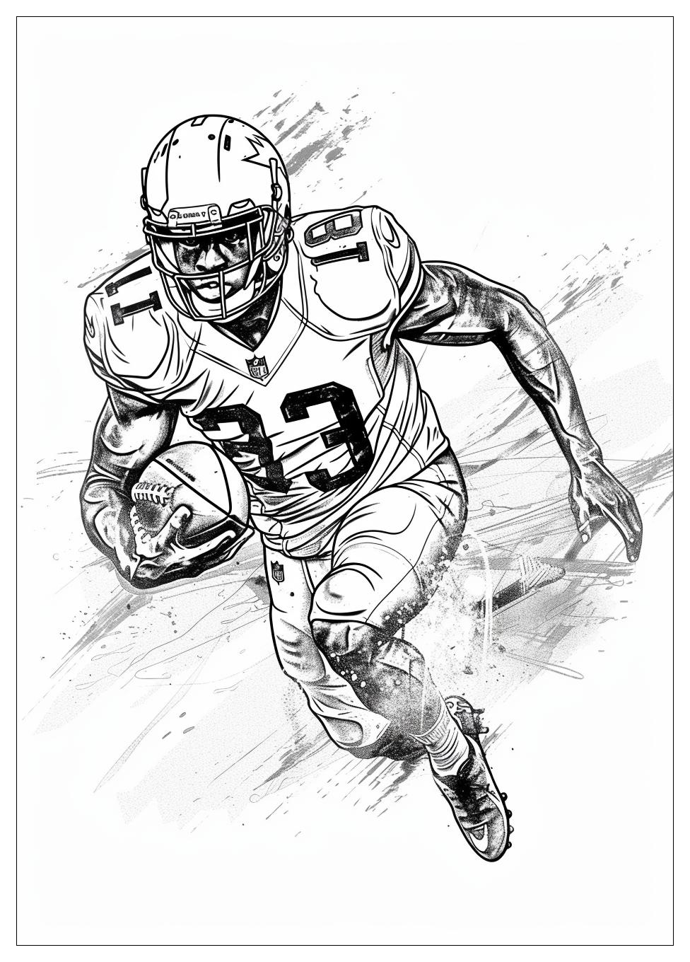 Football Player Coloring Pages-17