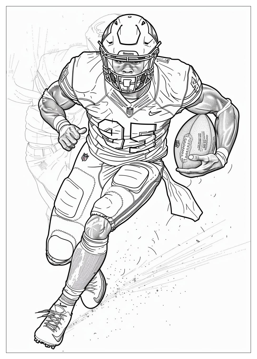 Football Player Coloring Pages-19