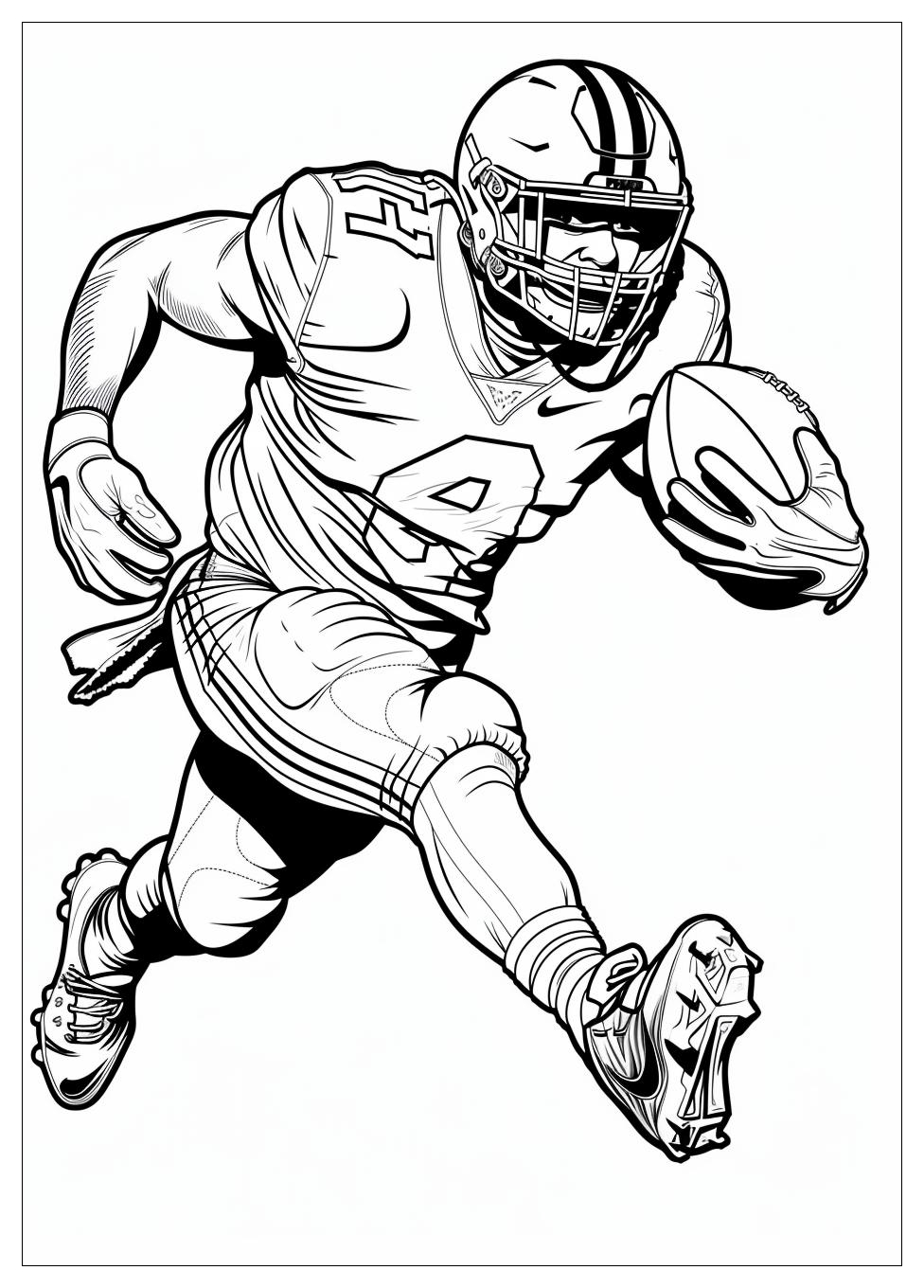 Football Player Coloring Pages-4