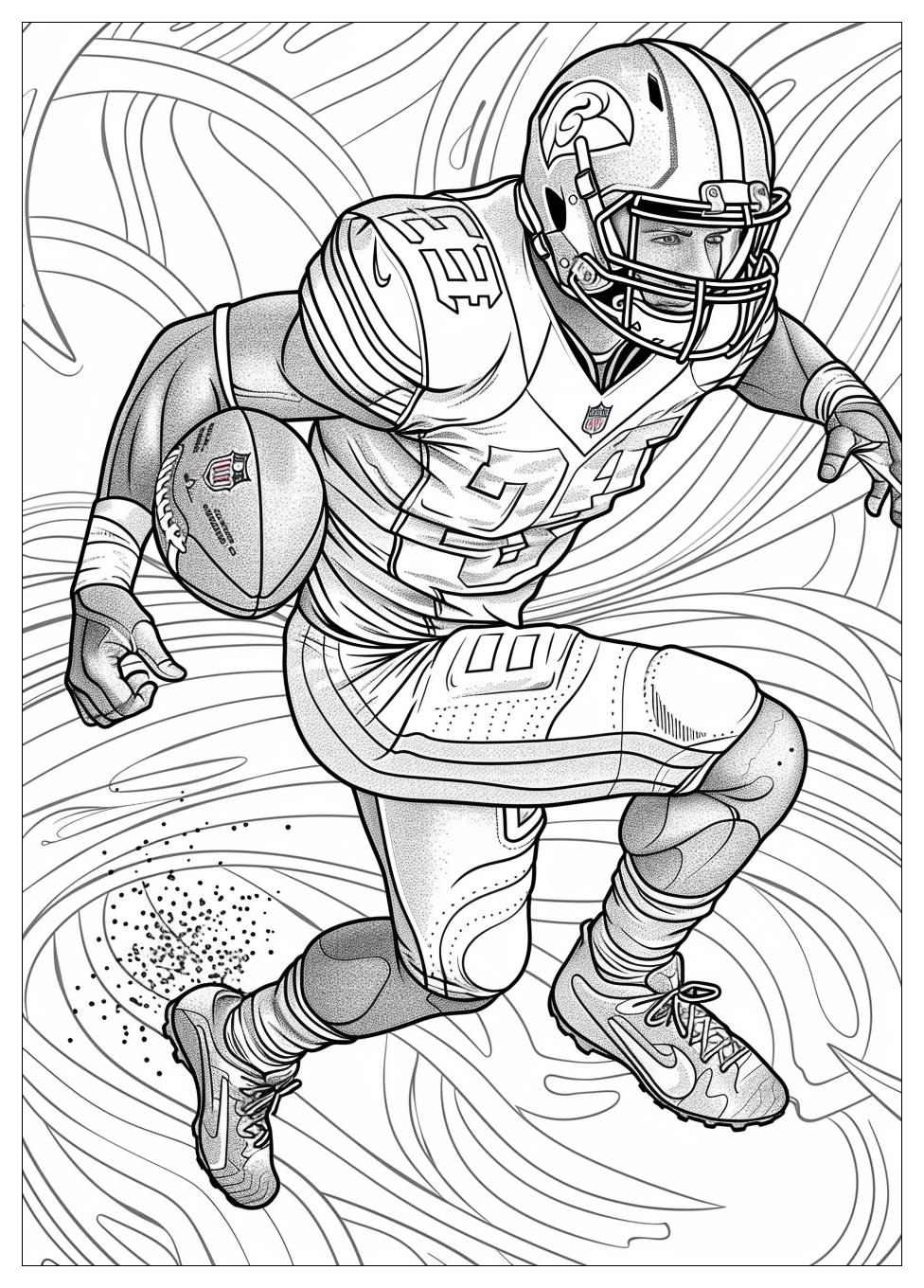 Football Player Coloring Pages-5