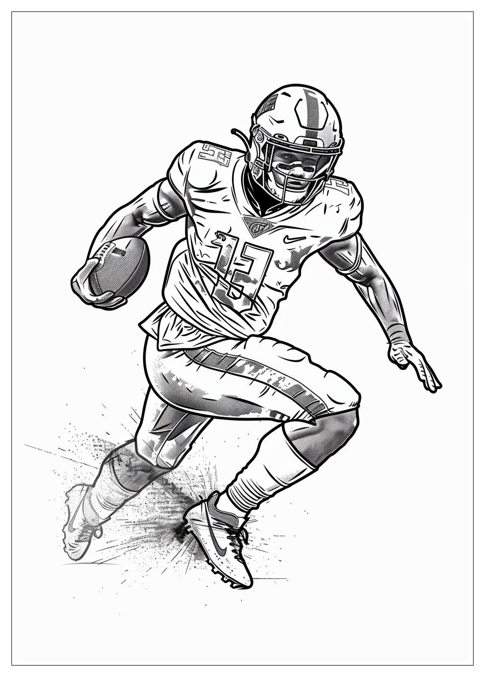 Football Player Coloring Pages-8