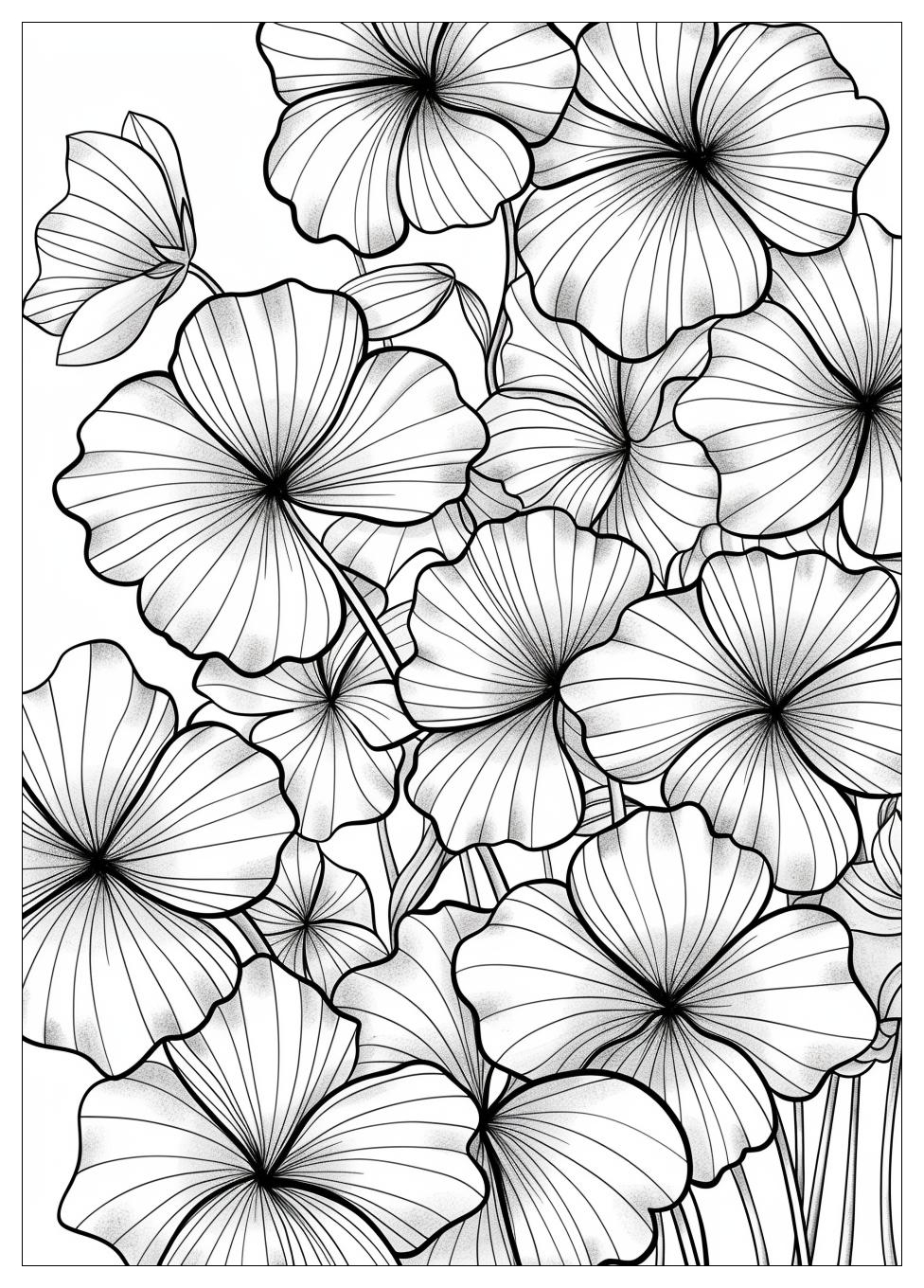 Four Leaf Clover Coloring Pages-16