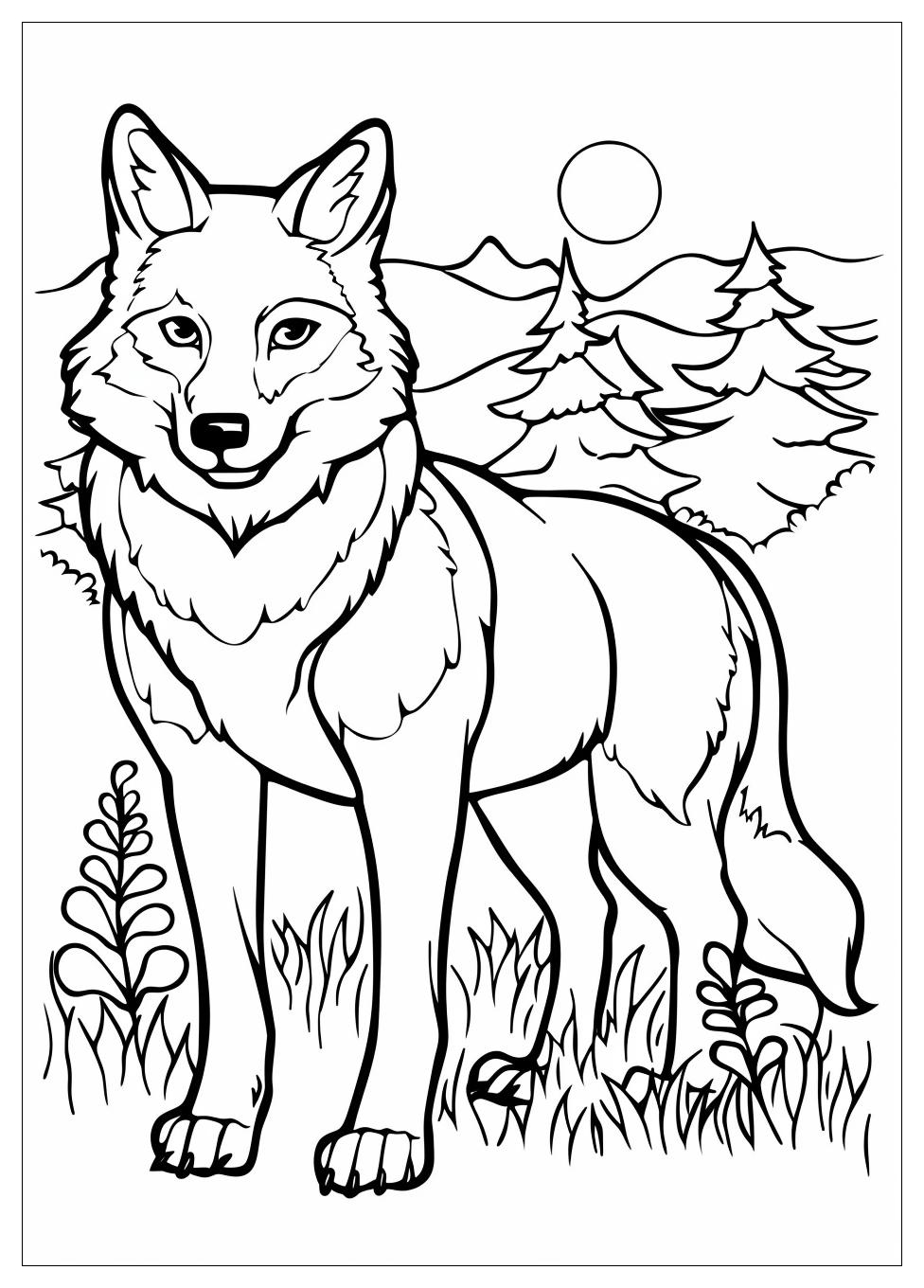 Fox And Hound Coloring Pages-12