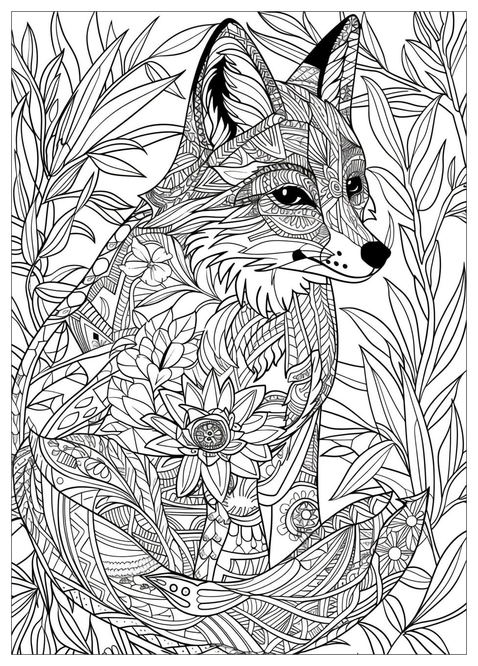 Fox And Hound Coloring Pages-15