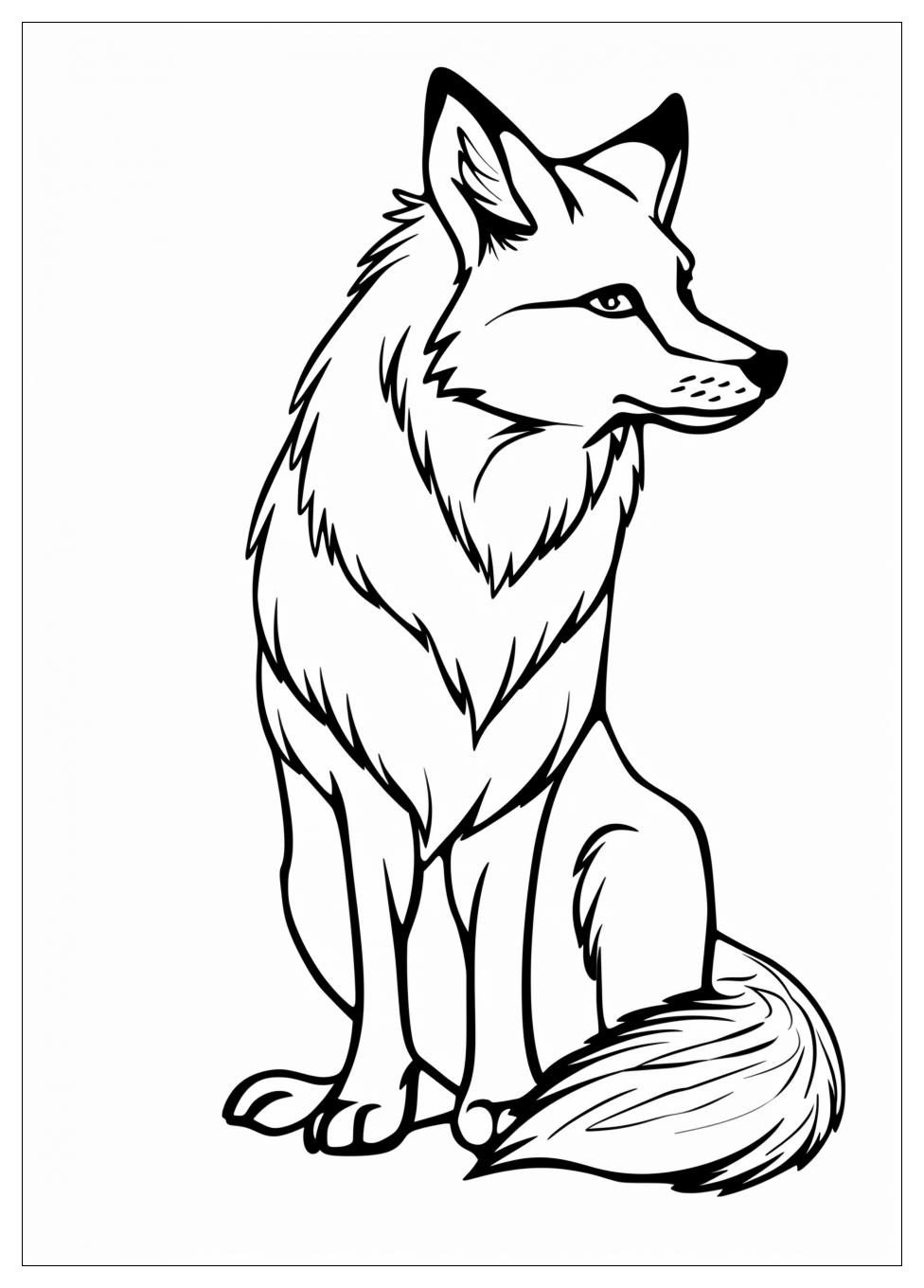 Fox And Hound Coloring Pages-4