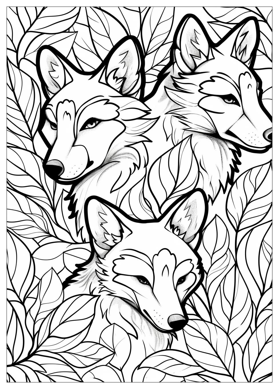 Fox And Hound Coloring Pages-5