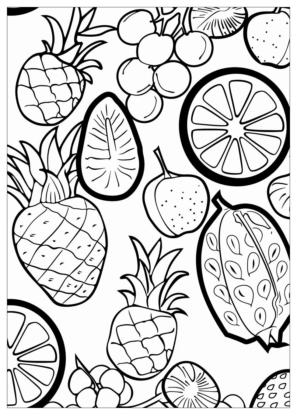 Fruit Coloring Pages-11