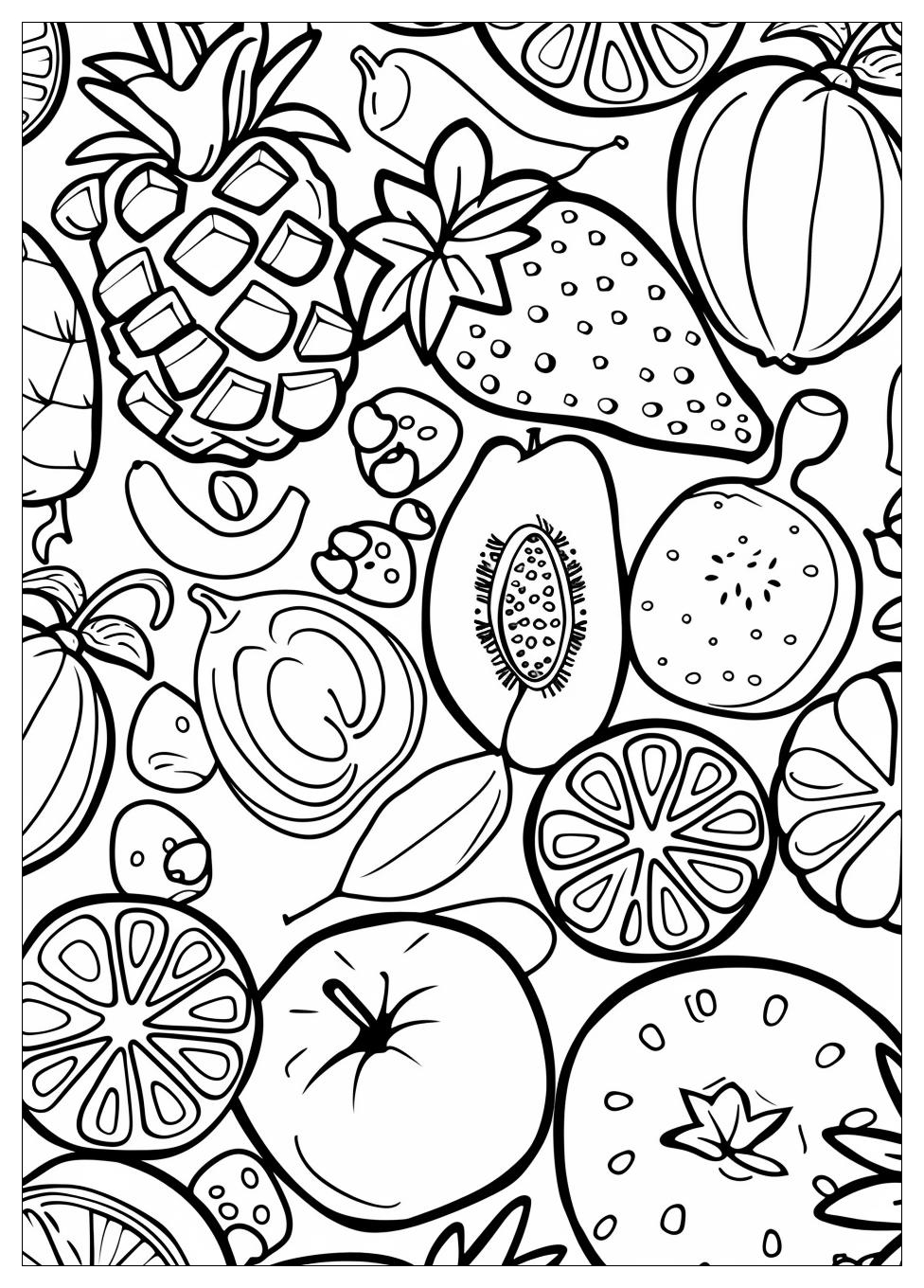 Fruit Coloring Pages-12