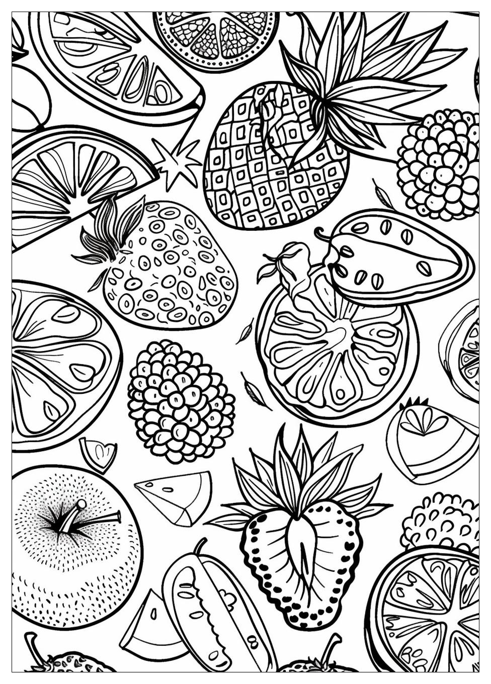 Fruit Coloring Pages-16