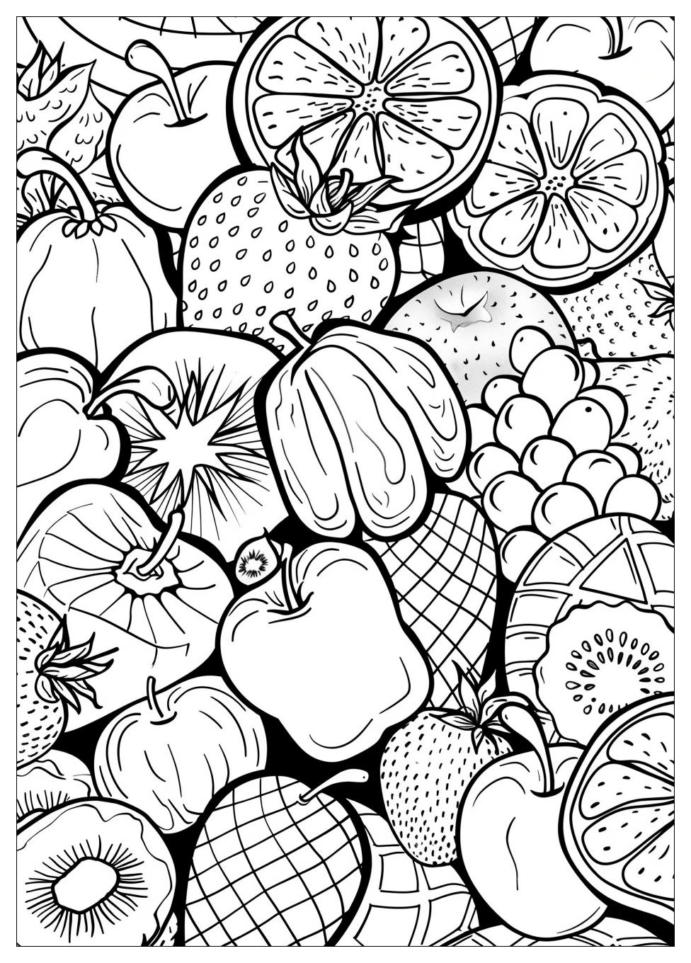 Fruit Coloring Pages-19