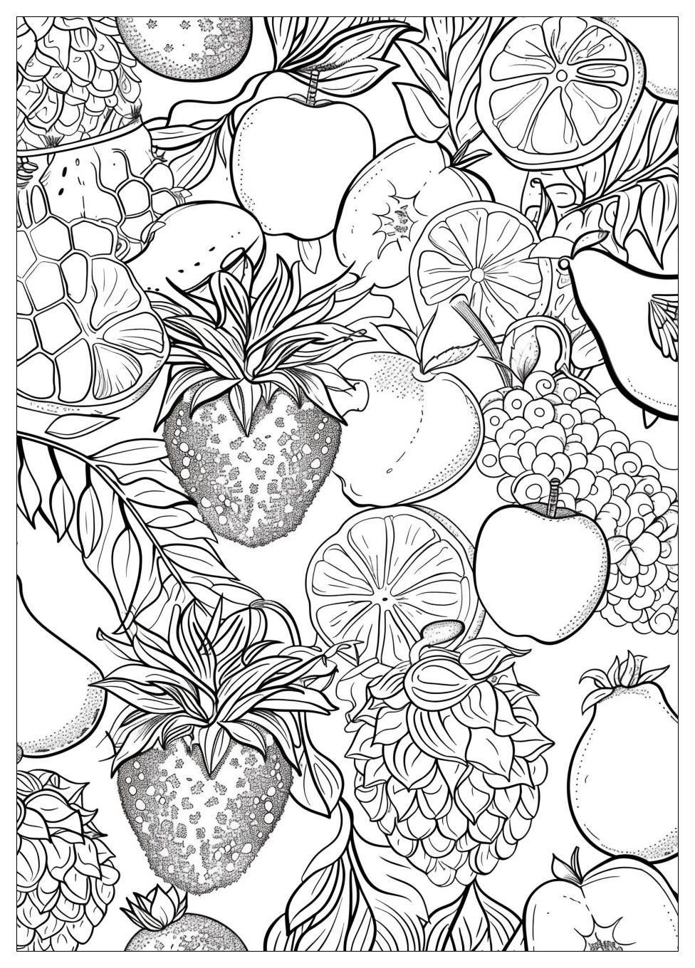 Fruit Coloring Pages-20