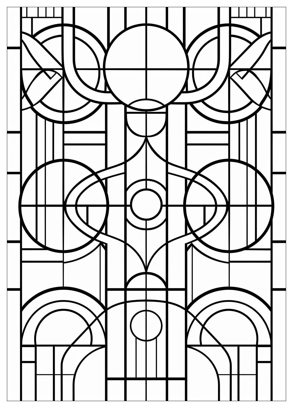 Geometric Shapes Coloring Pages-10