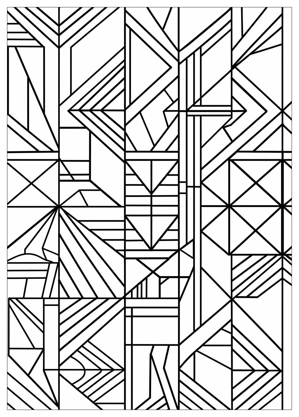 Geometric Shapes Coloring Pages-15