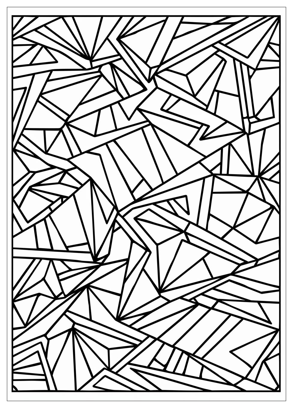 Geometric Shapes Coloring Pages-16