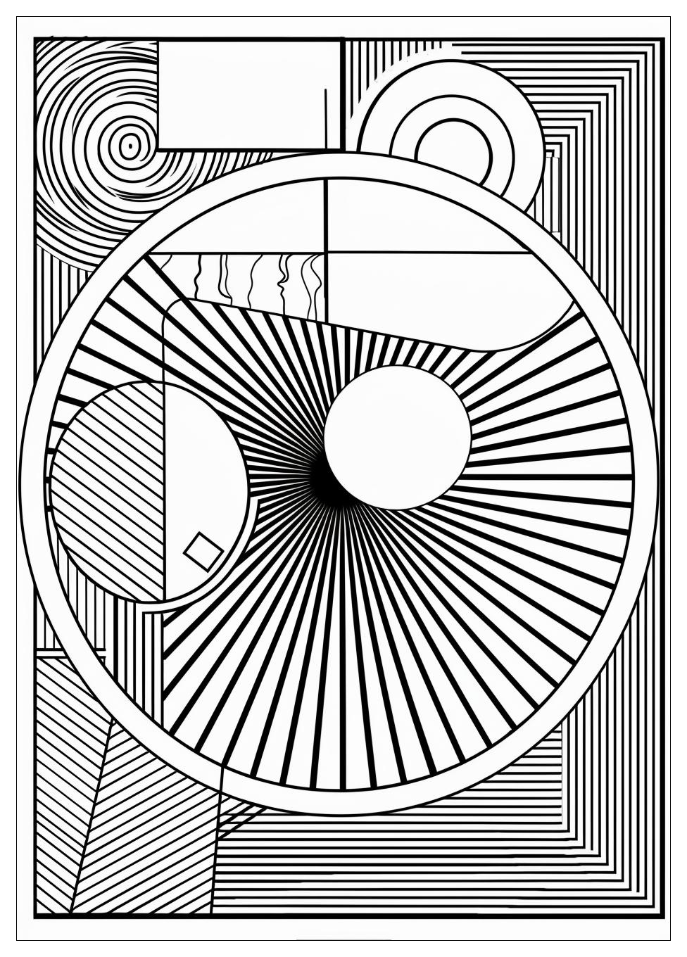 Geometric Shapes Coloring Pages-18