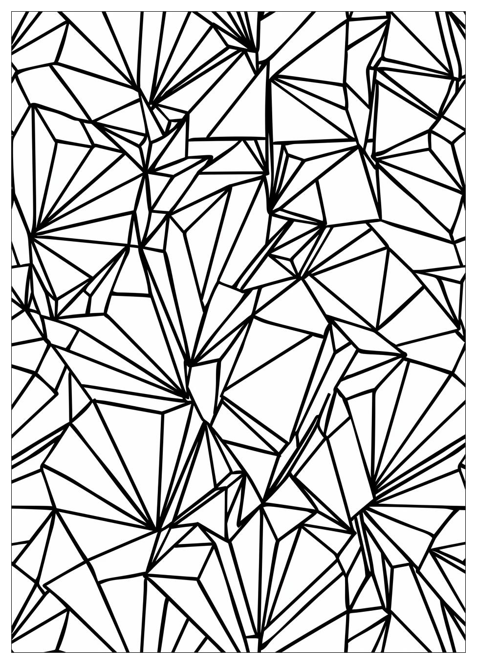 Geometric Shapes Coloring Pages-19