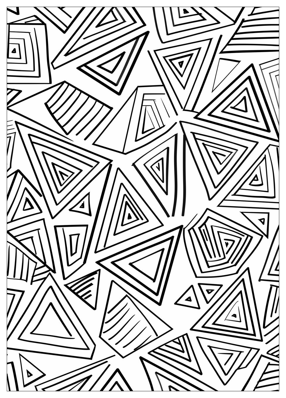 Geometric Shapes Coloring Pages-6