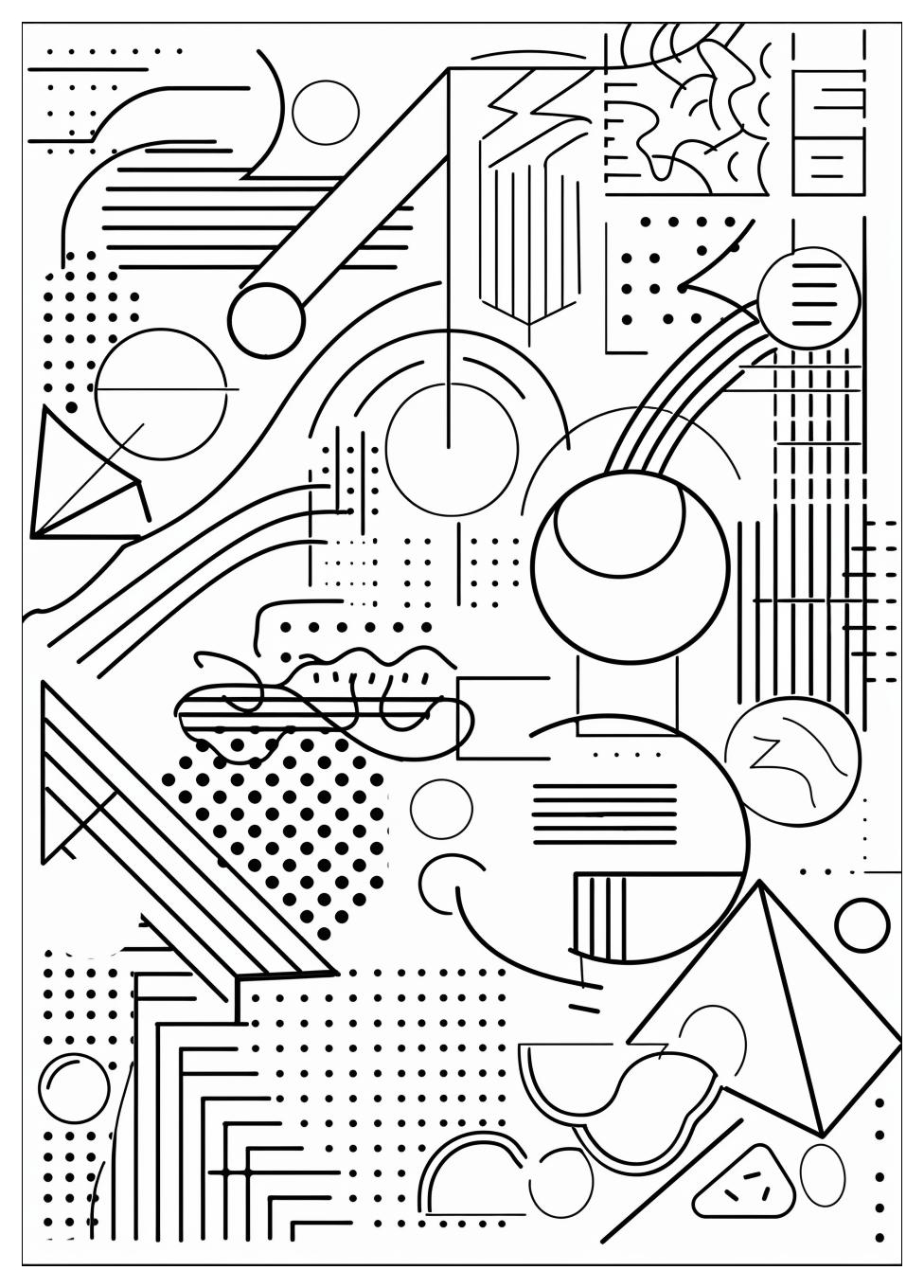 Geometric Shapes Coloring Pages-9