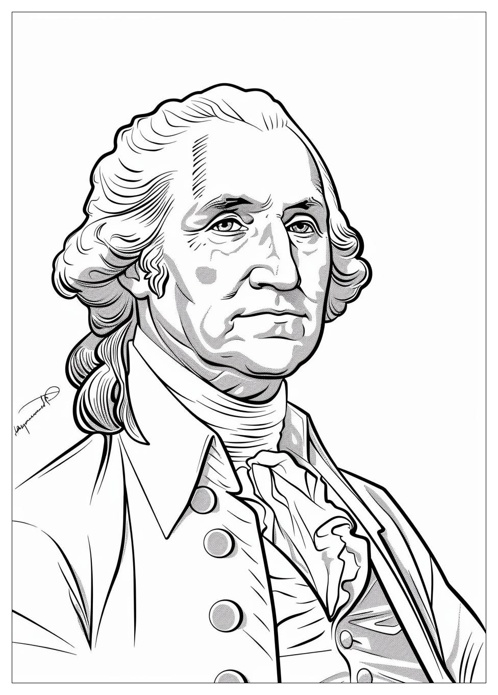 George Washington Coloring Pages-15