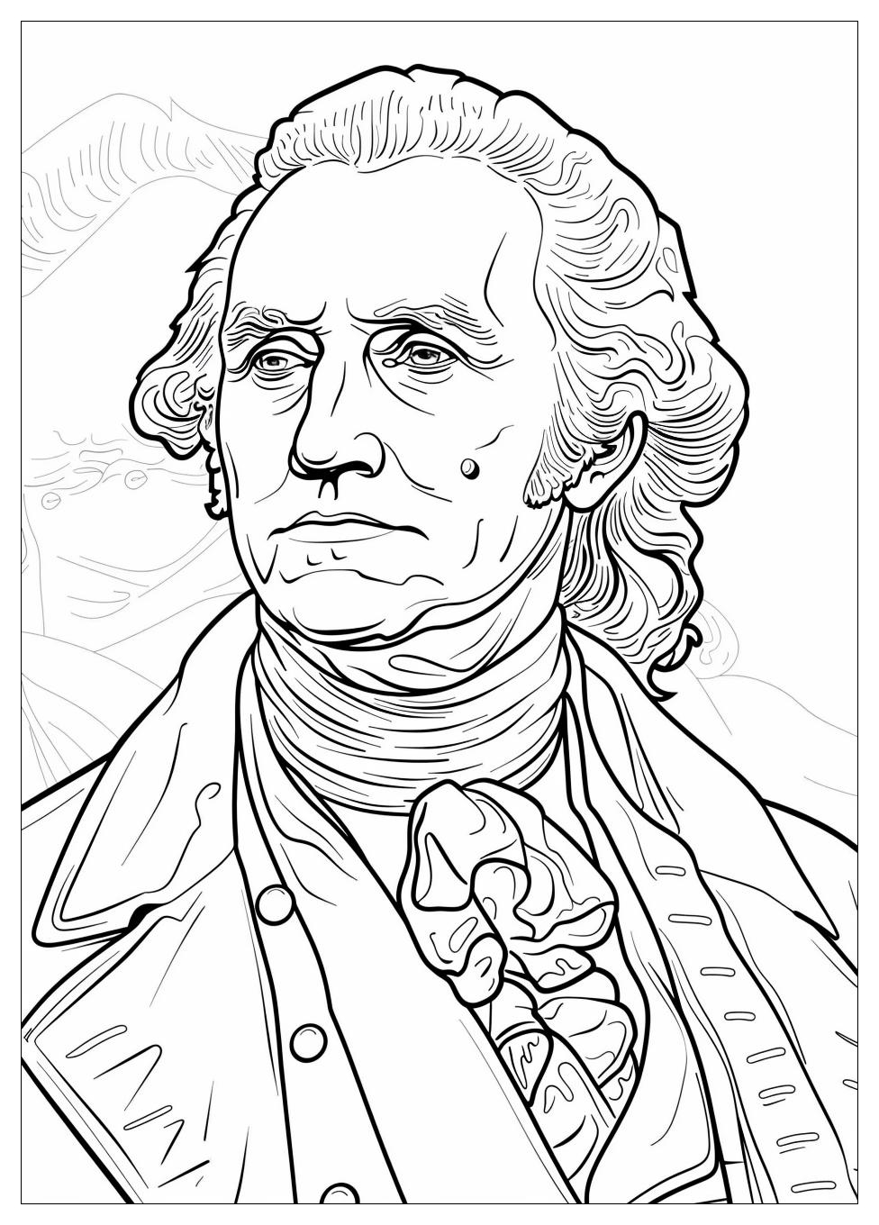 George Washington Coloring Pages-16