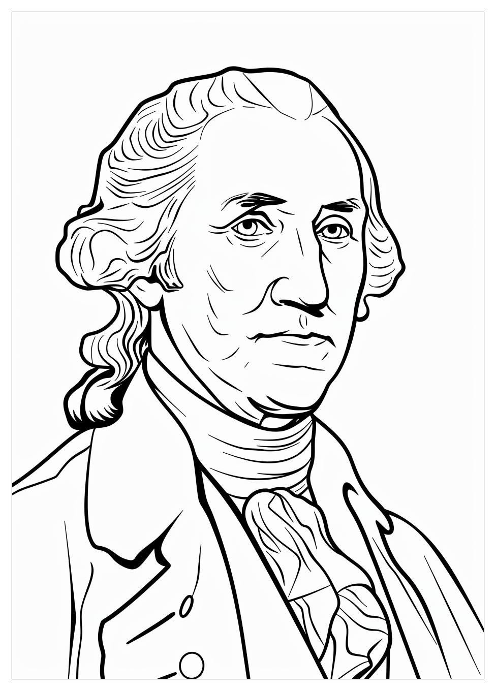 George Washington Coloring Pages-2