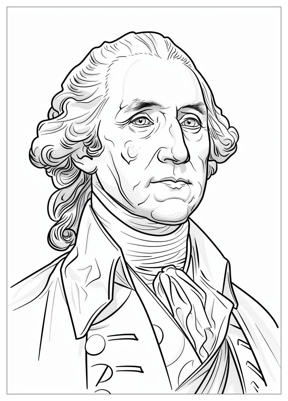 George Washington Coloring Pages-20