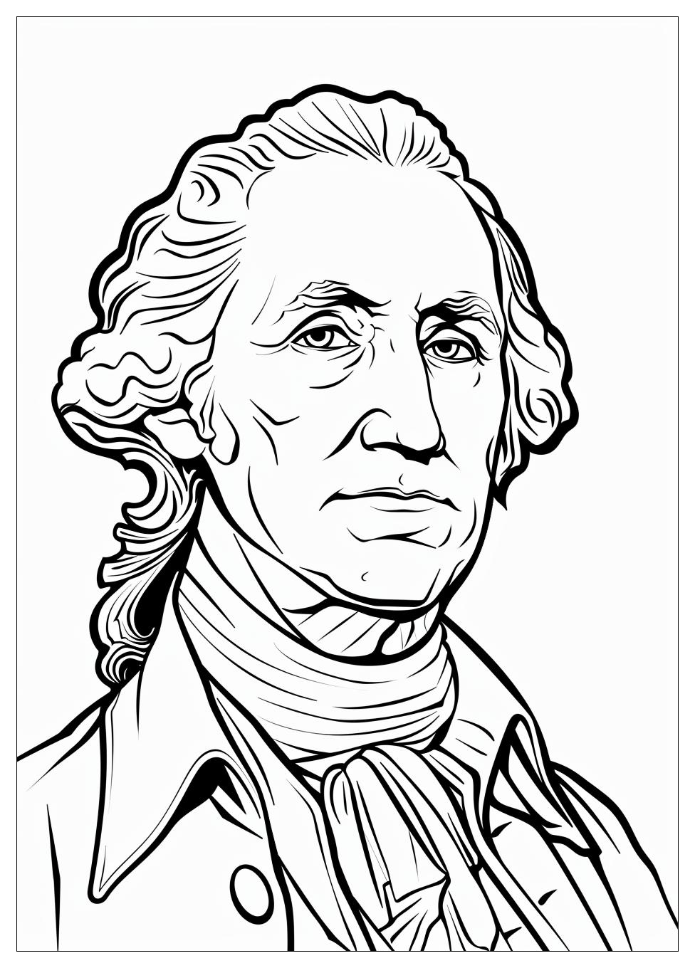 George Washington Coloring Pages-3