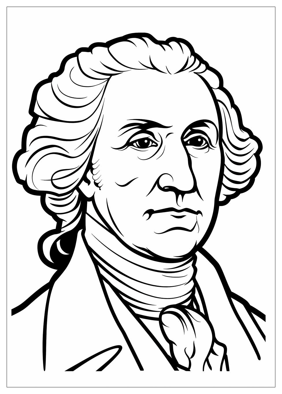 George Washington Coloring Pages-5