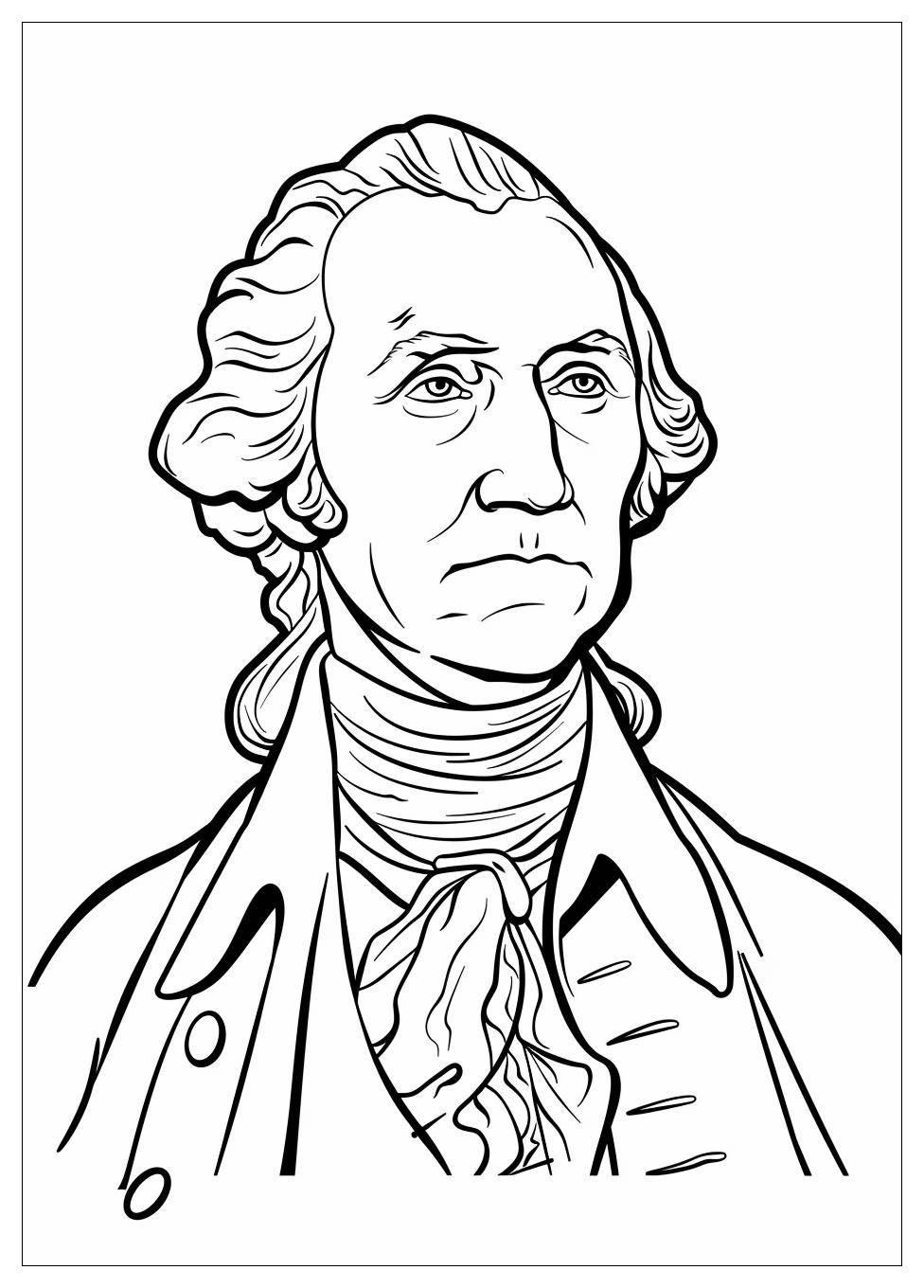 George Washington Coloring Pages-9