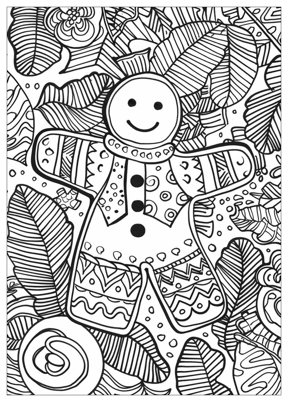 Gingerbread Man Coloring Pages-13