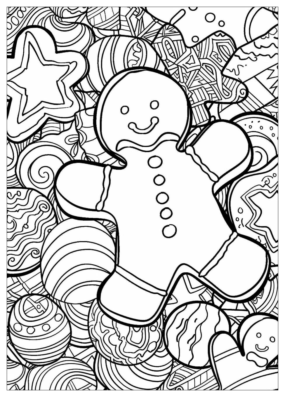 Gingerbread Man Coloring Pages-18