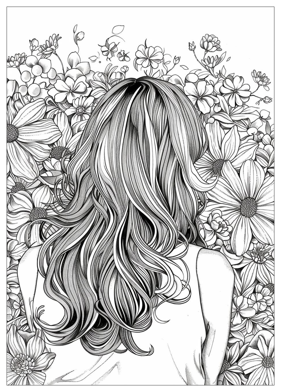 Girls Coloring Pages-19