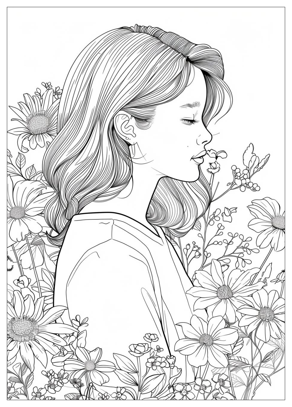 Girls Coloring Pages-7