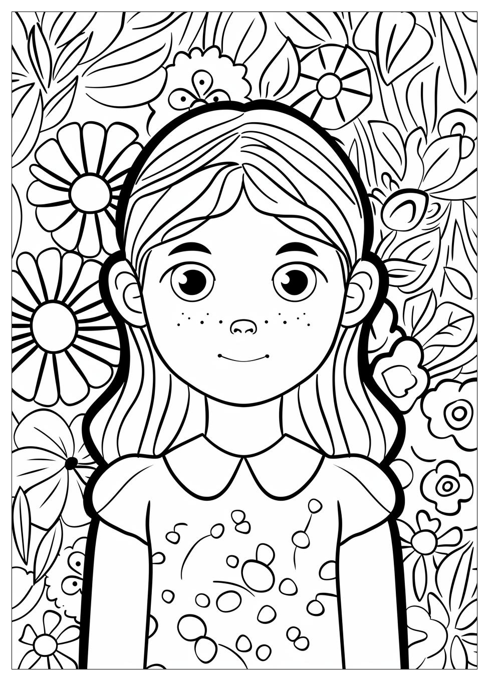 Girls Coloring Pages-9