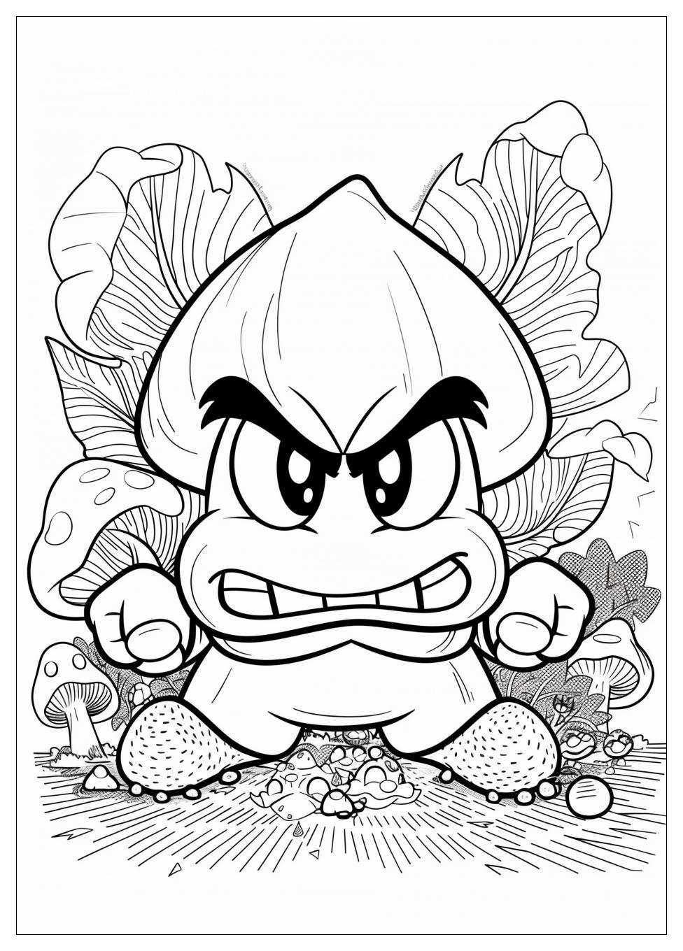 Goomba Coloring Pages-10