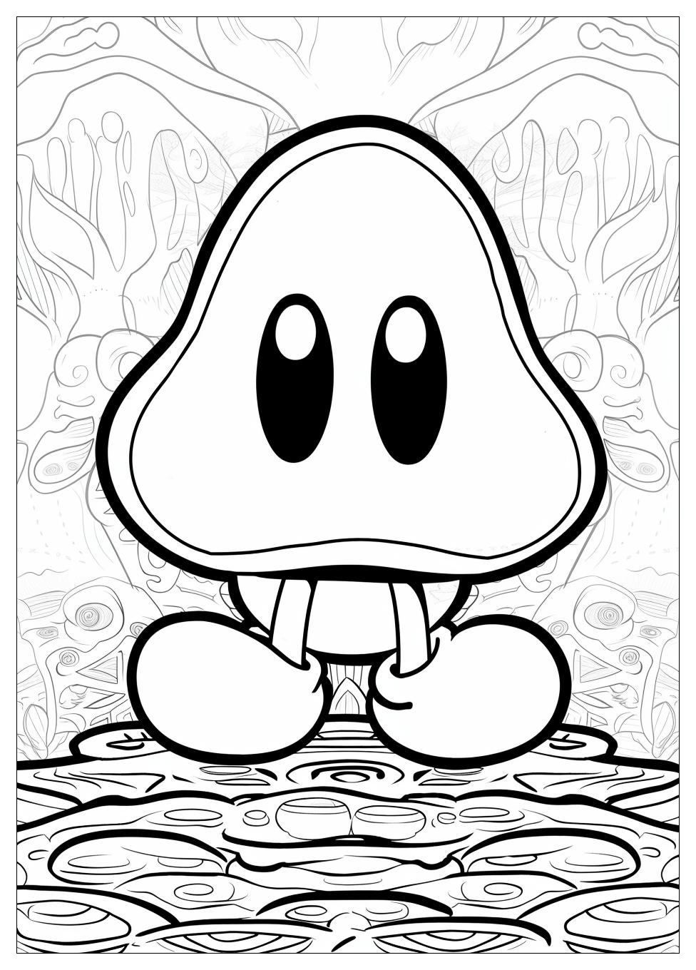 Goomba Coloring Pages-11