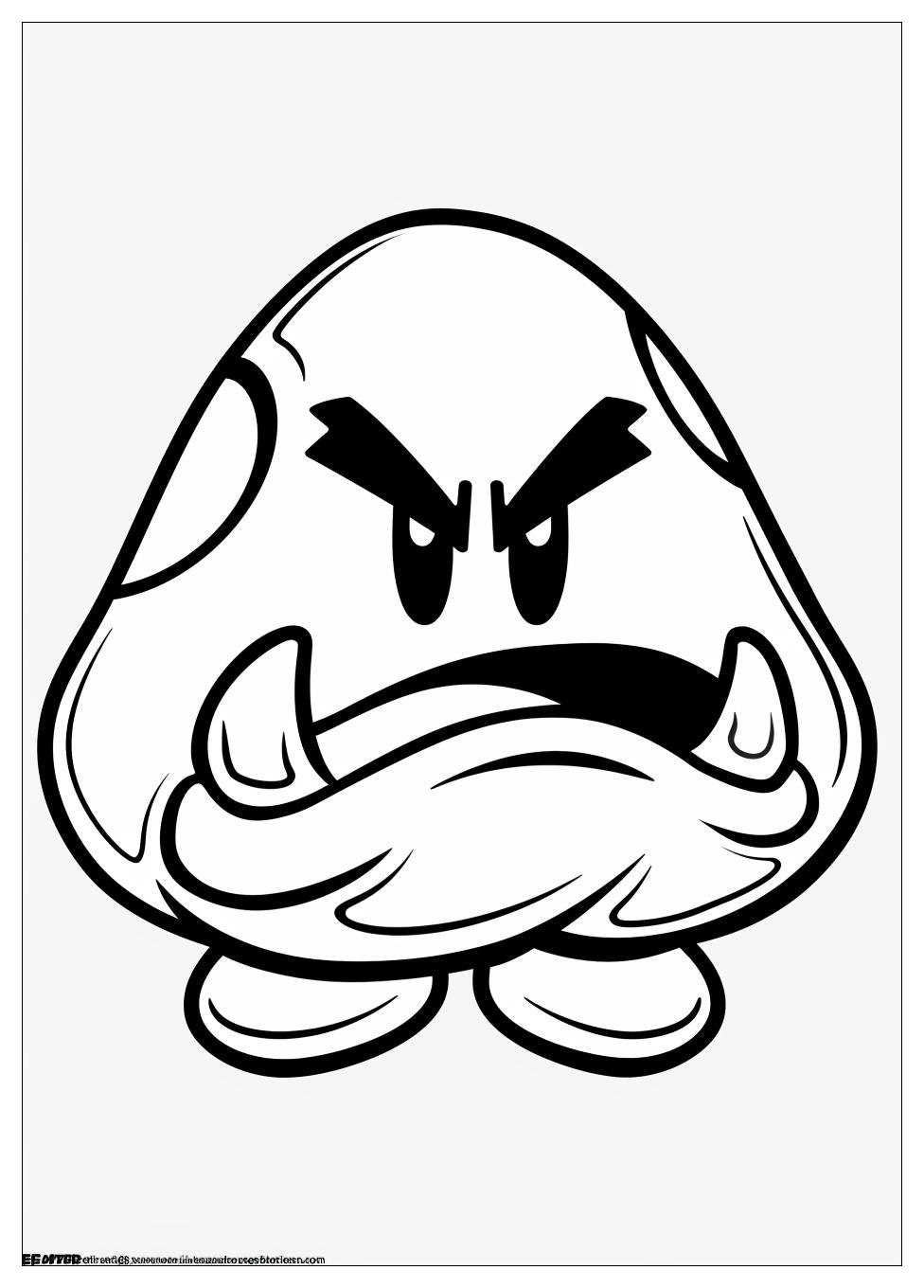 Goomba Coloring Pages-12