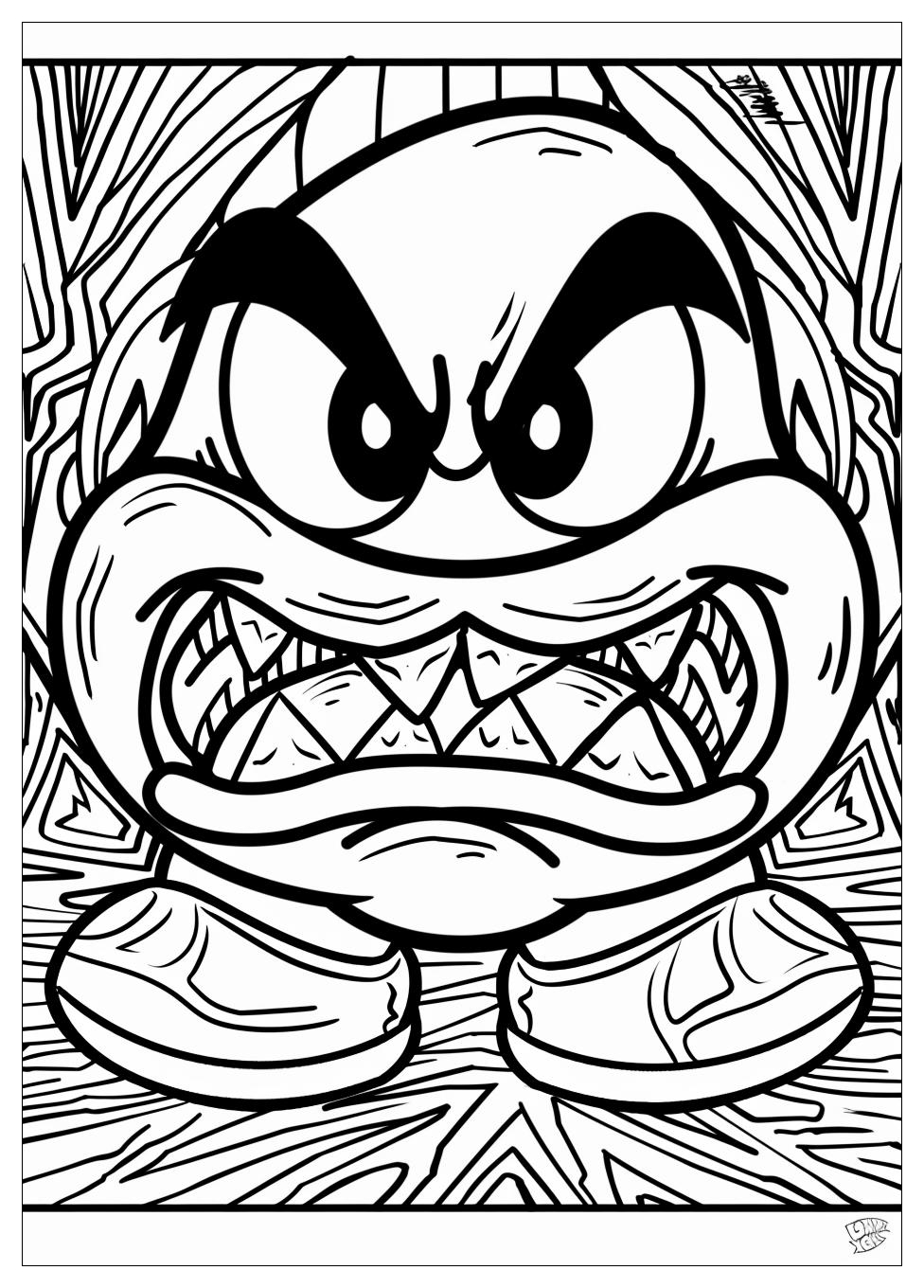 Goomba Coloring Pages-16