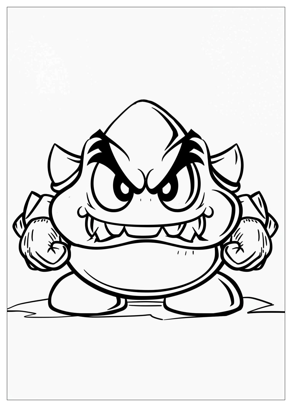 Goomba Coloring Pages-20