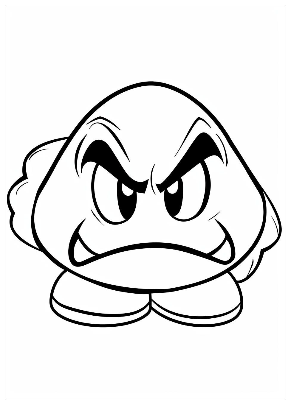 Goomba Coloring Pages-4