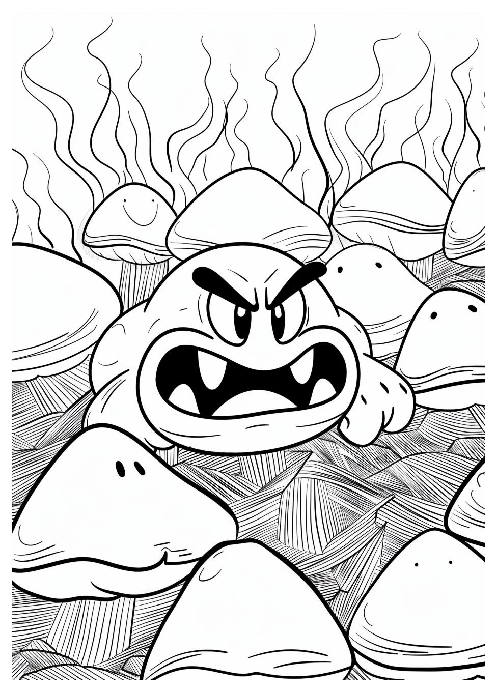 Goomba Coloring Pages-5